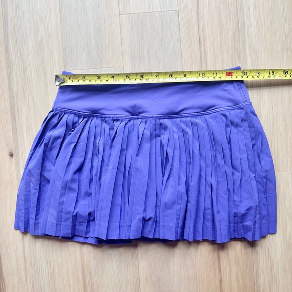 Lululemon Pleat To Street Skirt II Iris Flower Purple Sz 2 Pleated Tennis Sport - Picture 7 of 8